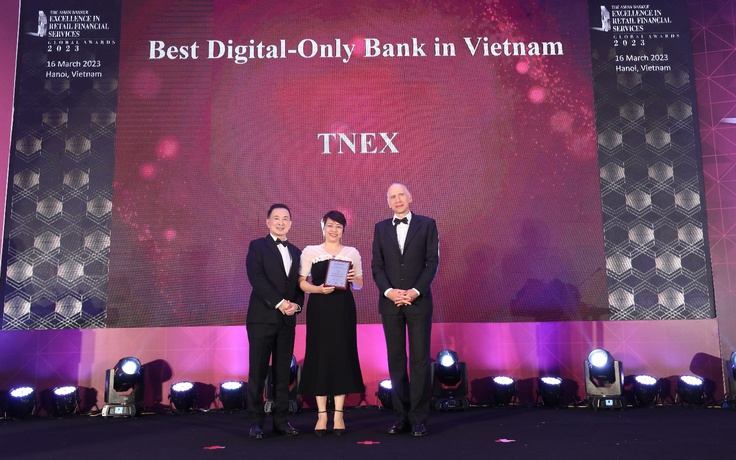 TNEX củng cố vị thế được vinh danh ‘Ngân hàng thuần số tốt nhất Việt Nam’