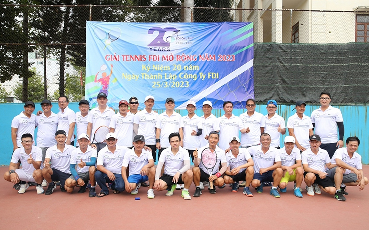 Giải Tennis FDI mở rộng 2023: Những nụ cười trong ngày kỷ niệm