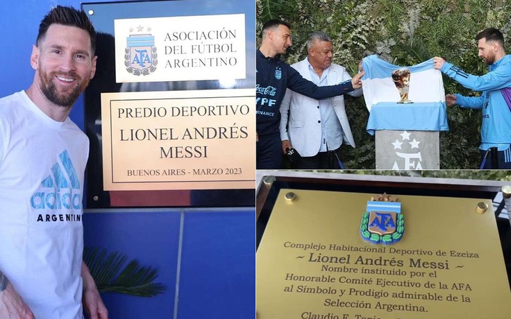 Liên đoàn Bóng đá Argentina đổi tên Khu liên hợp thể thao Ezeiza theo tên Messi