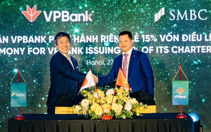 VPBank đạt thỏa thuận bán 15% vốn điều lệ cho Ngân hàng SMBC của Nhật Bản