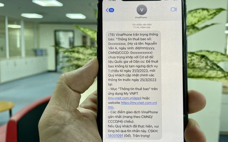 Gần 2 triệu thuê bao di động có nguy cơ bị khóa SIM vào ngày 31.3 Gần 2 triệu thuê bao di động có nguy cơ bị khóa SIM vào ngày 31.3