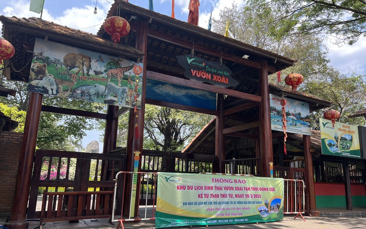 Khu du lịch sinh thái Vườn Xoài tạm ngưng đón khách tham quan
