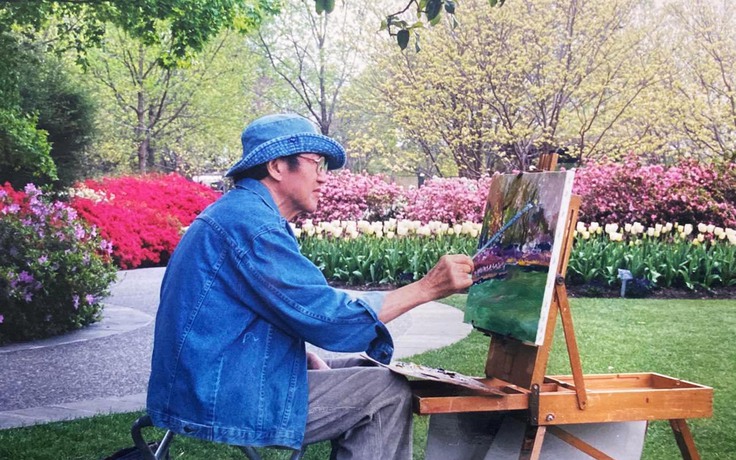 'Sứ giả hội họa' của họa sĩ Nguyễn Trí Minh - người tiên phong vẽ sơn dầu bằng dao