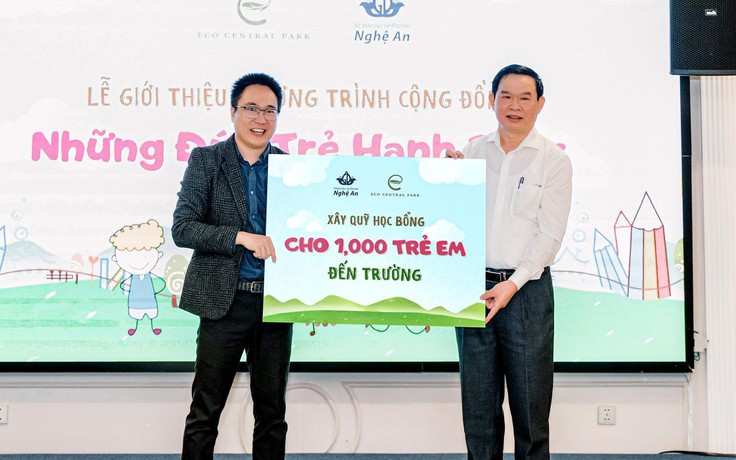 Nghệ An: 5 tỉ đồng giúp 1.000 học sinh đến trường