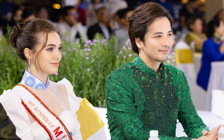 Đoàn Minh Tài khoe vẻ lịch lãm bên Á hậu Sắc đẹp Quốc tế Đoàn Minh Tài khoe vẻ lịch lãm bên Á hậu Sắc đẹp Quốc tế