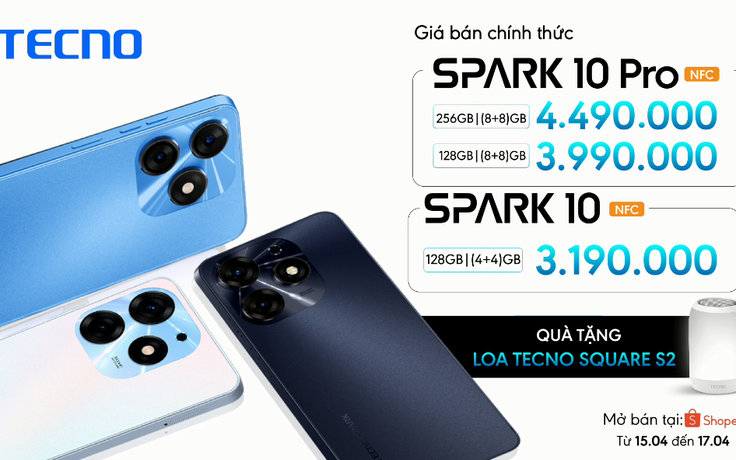 TECNO ra mắt SPARK 10 Series, ngon - bổ - rẻ dành cho giới trẻ