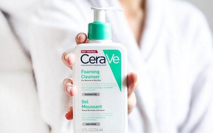 Hướng dẫn sử dụng sữa rửa mặt cho da dầu mụn Cerave Foaming Facial Cleanser