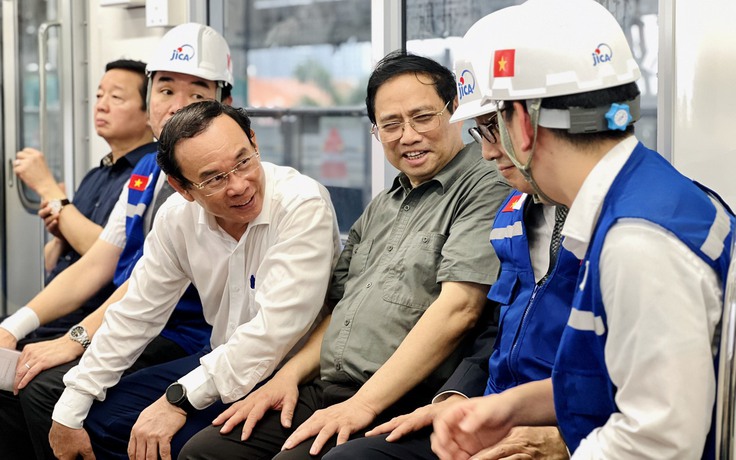 Thủ tướng Phạm Minh Chính khảo sát tuyến metro Bến Thành - Suối Tiên