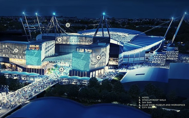 Manchester City tiếp tục dùng 300 triệu bảng để nâng cấp sân Etihad