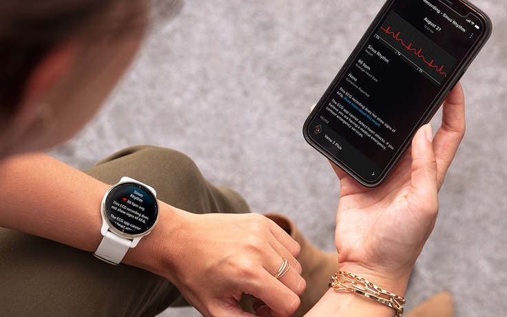 Cách theo dõi sức khỏe tim mạch bằng ứng dụng ECG trên Garmin Venu 2 Plus