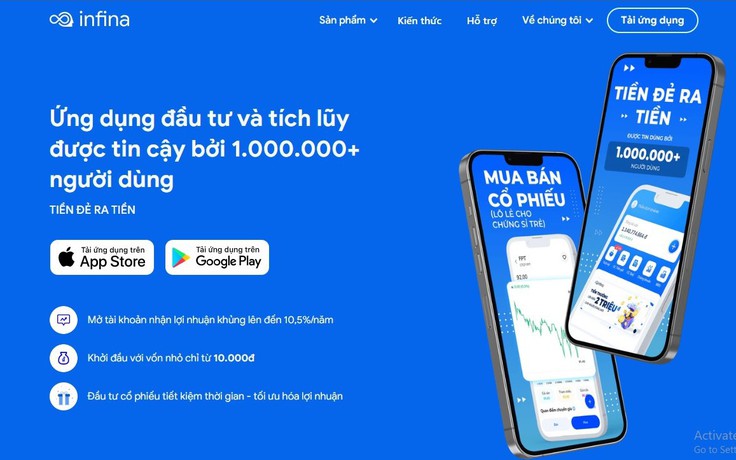 Cảnh báo hàng loạt app đầu tư, cho vay chứng khoán không phép