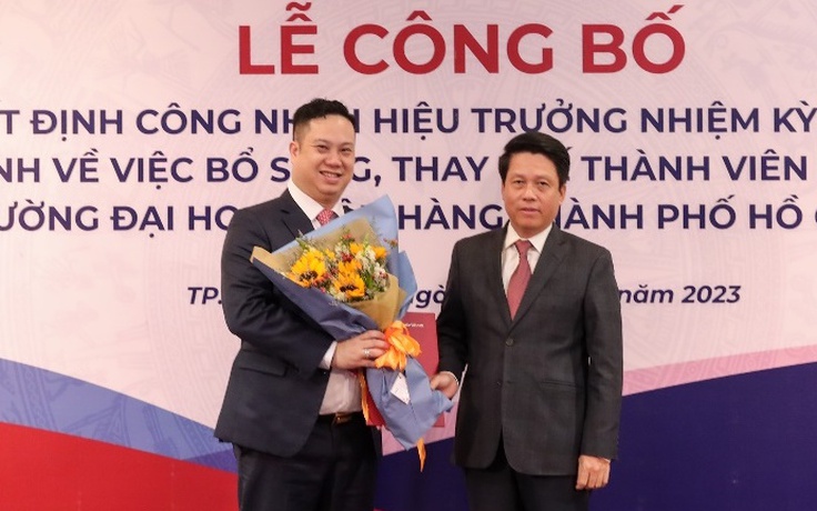 Trường ĐH Ngân hàng TP.HCM có hiệu trưởng 44 tuổi