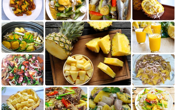 Các món ăn từ khóm của Việt Nam được xác lập kỷ lục châu Á