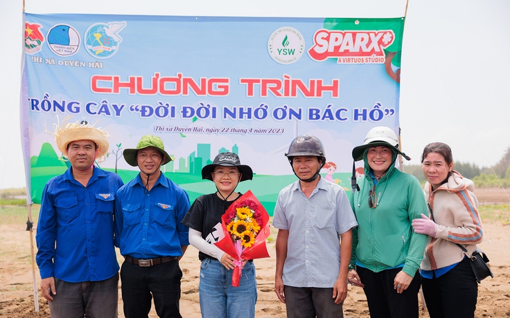 Studio Sparx* thực hiện dự án 'Phủ xanh Việt Nam' tại tỉnh Trà Vinh