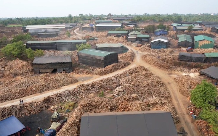 Nhà nông khốn đốn vì hàng trăm lò than cạnh vườn rẫy Nhà nông khốn đốn vì hàng trăm lò than cạnh vườn rẫy