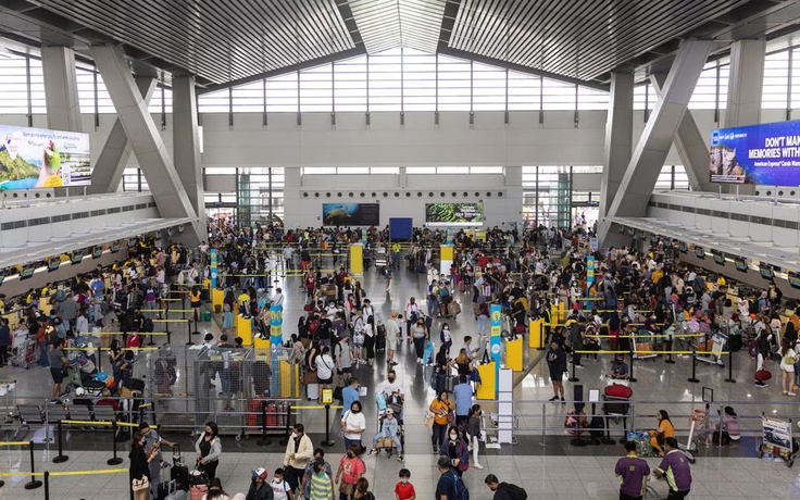 Mất điện ở sân bay Manila, hàng loạt chuyến bay bị hủy