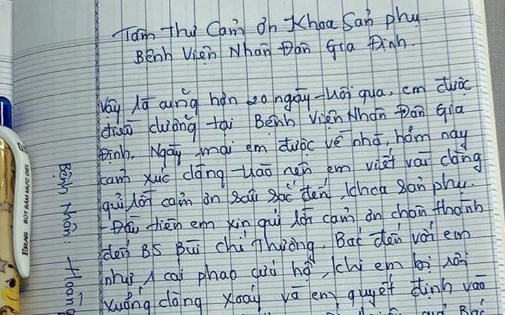 Góc chia sẻ: Thai phụ 'suýt mất con' viết tâm thư cảm ơn y bác sĩ
