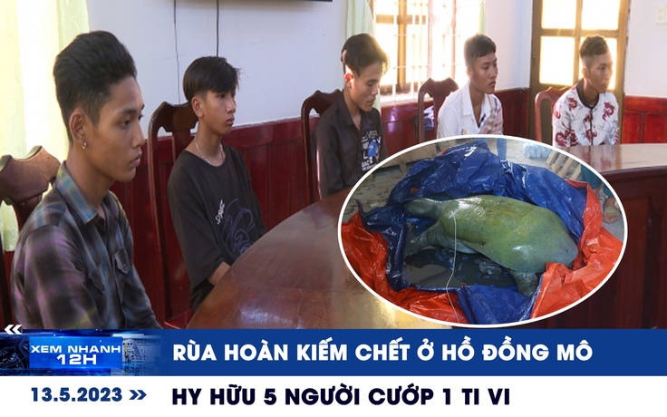 Xem nhanh 12h: Rùa Hoàn Kiếm chết ở hồ Đồng Mô | Hy hữu 5 người cướp 1 ti vi