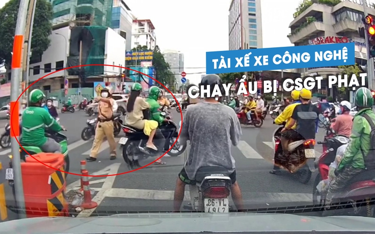 Xe ôm công nghệ chạy ngược chiều bị CSGT xử phạt: Bài học cho các tài xế Xe ôm công nghệ chạy ngược chiều bị CSGT xử phạt: Bài học cho các tài xế