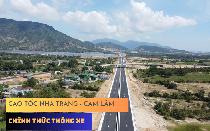 Cao tốc Nha Trang – Cam Lâm thông xe, sớm hơn tiến độ 3 tháng Cao tốc Nha Trang – Cam Lâm thông xe, sớm hơn tiến độ 3 tháng