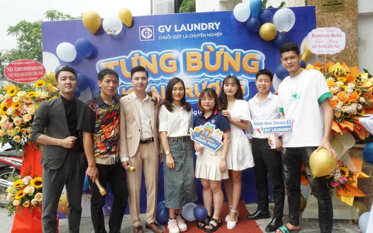 GV Laundry khai trương chuỗi giặt là chuyên nghiệp hàng đầu tại Việt Nam