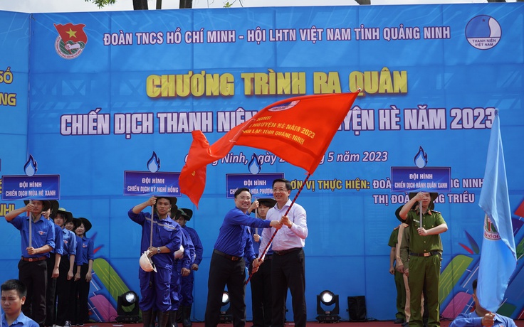 Tỉnh đoàn Quảng Ninh ra quân Chiến dịch Thanh niên tình nguyện hè 2023