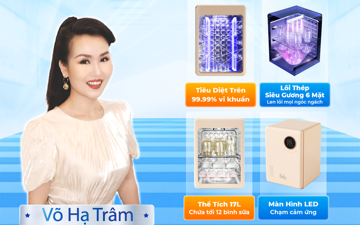 Máy tiệt trùng sấy khô UVC-Leds King 2 ứng dụng công nghệ tia UV diệt khuẩn