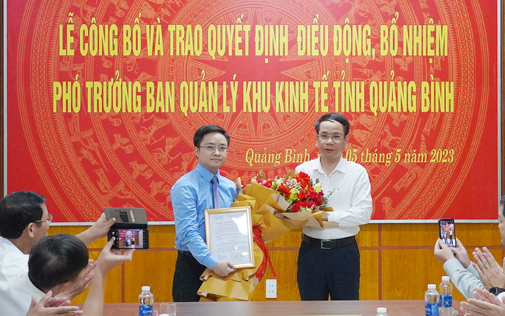 Phó trưởng Ban Quản lý Khu kinh tế tỉnh Quảng Bình 36 tuổi