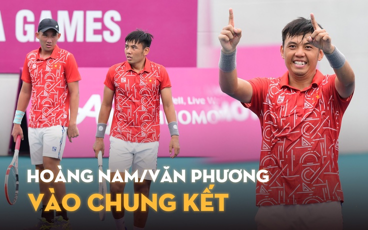 Thắng đối thủ mạnh Indonesia, quần vợt nam Việt Nam vào chung kết SEA Games 32