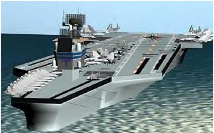 Chuẩn đô đốc Trung Quốc hé lộ thiết kế siêu tàu chiến 'chưa từng thấy'