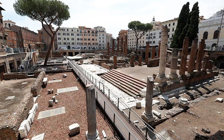 Rome mở quảng trường cổ nơi Julius Caesar bị ám sát cho khách tham quan