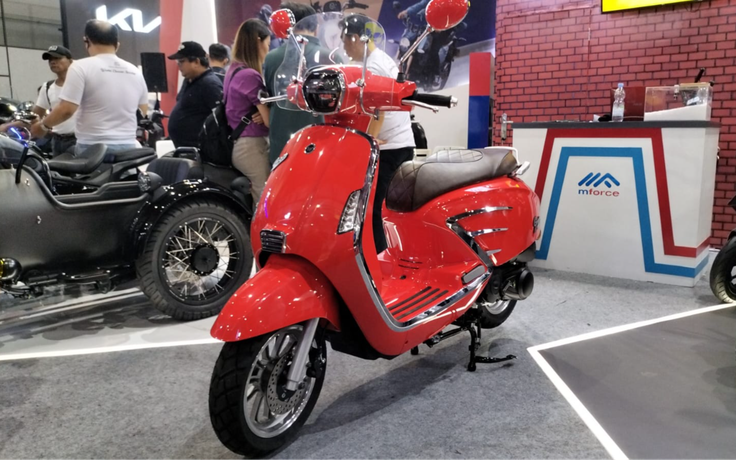 Xe tay ga 'Made in Malaysia' thiết kế cổ điển giống Vespa, giá khoảng 35 triệu đồng