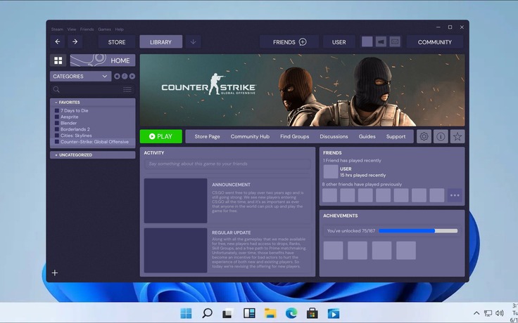 Lượng người chơi game trên Windows 11 đang tăng dần