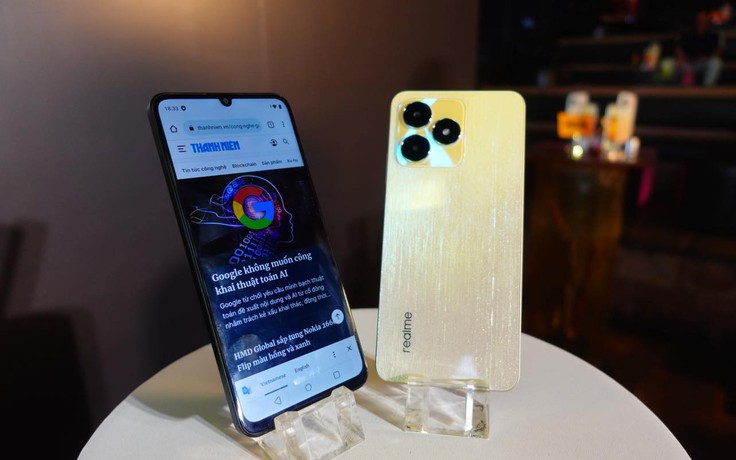 Smartphone giá rẻ realme C53 ra mắt, hỗ trợ sạc siêu tốc Smartphone giá rẻ realme C53 ra mắt, hỗ trợ sạc siêu tốc