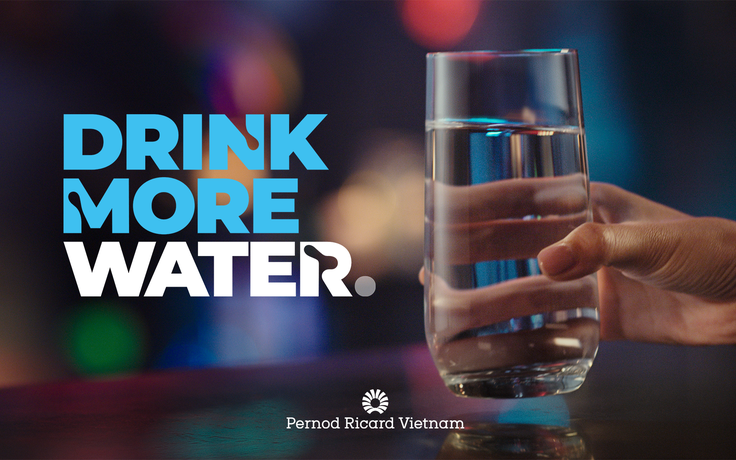 Tập đoàn Pernod Ricard khởi động chiến dịch 'Drink More Water' tại Việt Nam