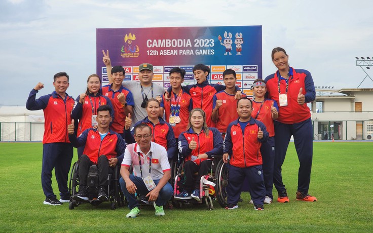 Xếp hạng huy chương ASEAN Para Games 12: Đoàn Việt Nam thi đấu bùng nổ