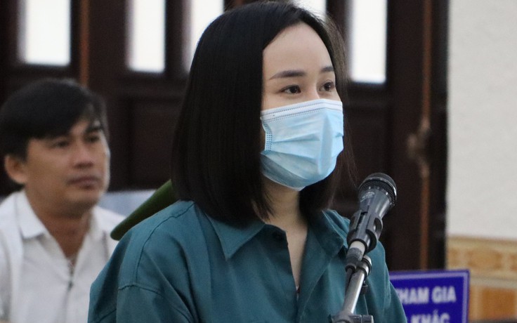 Hot girl 'Tina Dương' Ninh Thị Vân Anh ra tòa ở Bình Thuận