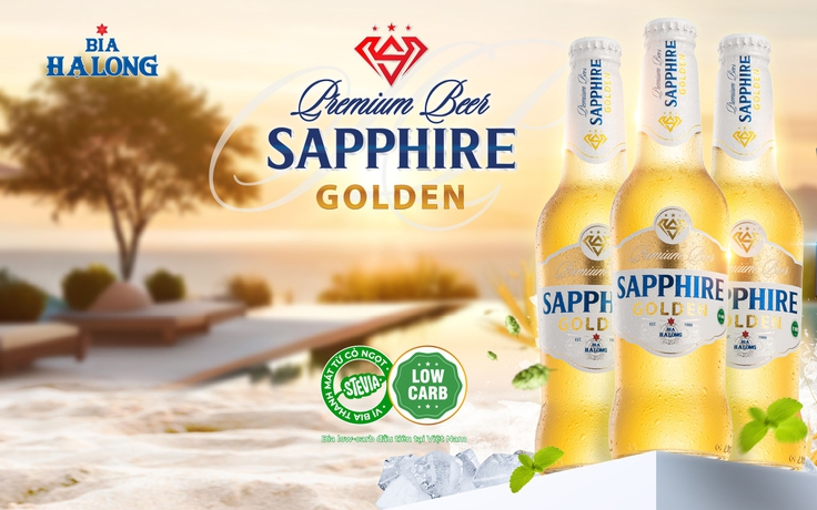 Sapphire Golden - bia low-carb kết tinh từ 35 năm nghiên cứu của bia Hạ Long