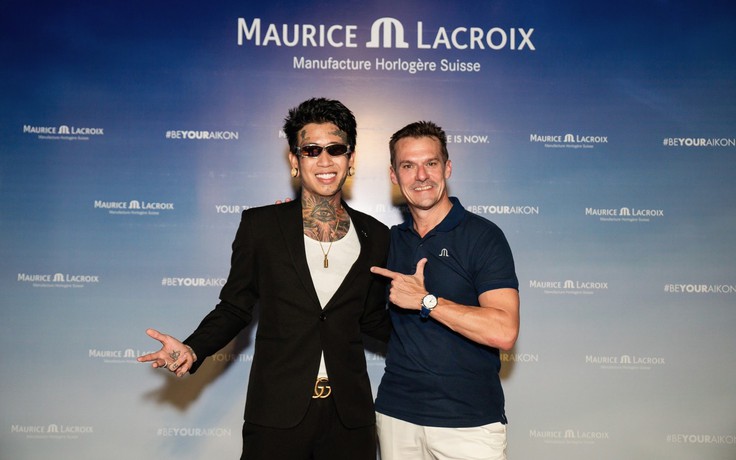 Maurice Lacroix ra mắt BST AIKON và màn trình diễn ấn tượng của rapper Dế Choắt