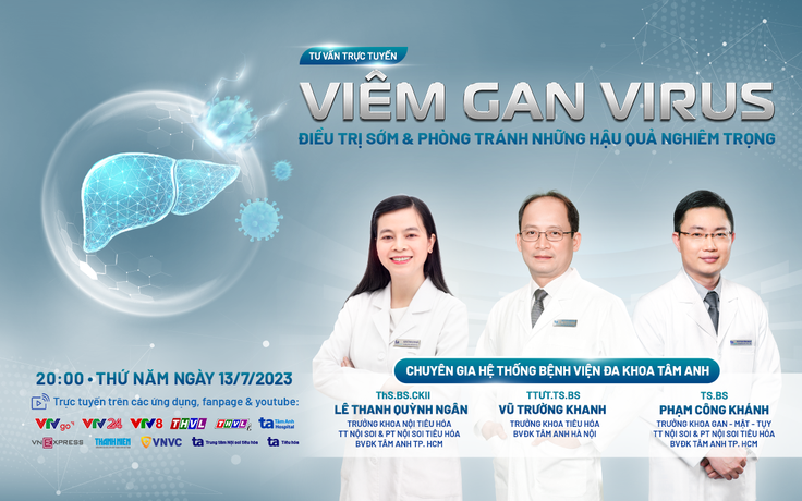 Tư vấn sức khỏe: Khoảng 1,4 triệu người chết mỗi năm do viêm gan virus