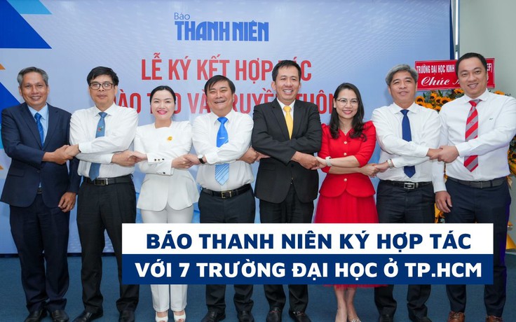 Báo Thanh Niên ký hợp tác đào tạo và truyền thông với 7 trường đại học