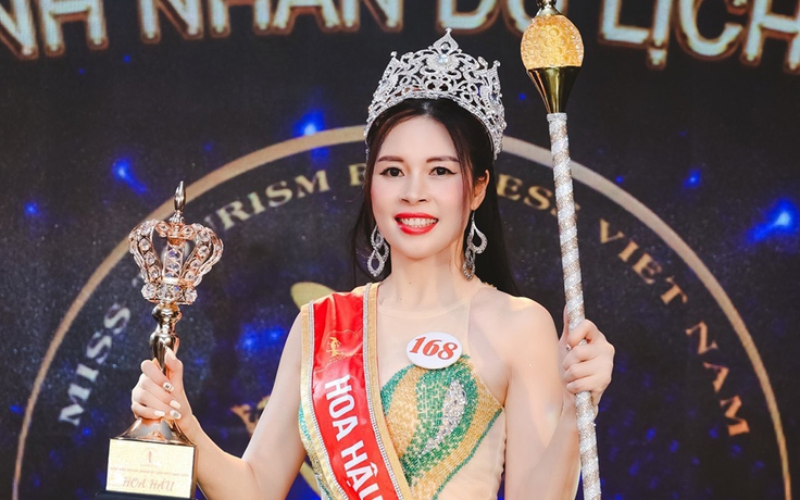 Người đẹp Vũ Thục Hiền đăng quang Hoa hậu Doanh nhân Du lịch Việt Nam 2023