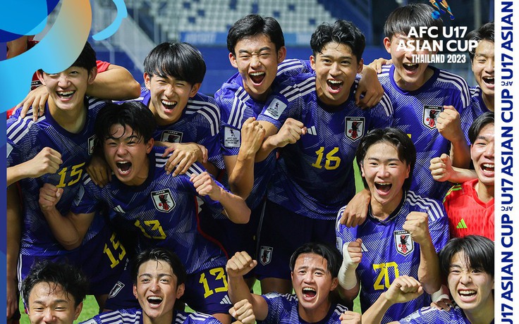 Thắng ấn tượng Hàn Quốc, U.17 Nhật Bản lập kỷ lục vô địch giải châu Á