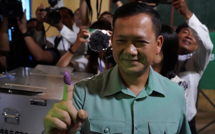Đảng cầm quyền Campuchia tuyên bố thắng áp đảo