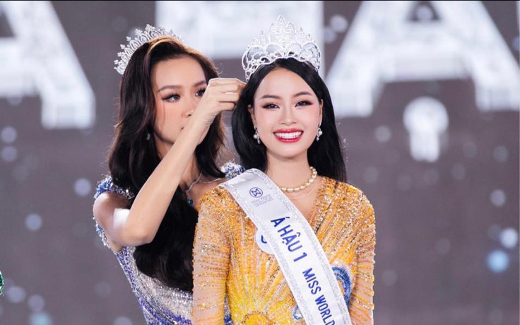 Sắc vóc và học vấn của Á hậu 1 Hoa hậu Thế giới Việt Nam 2023