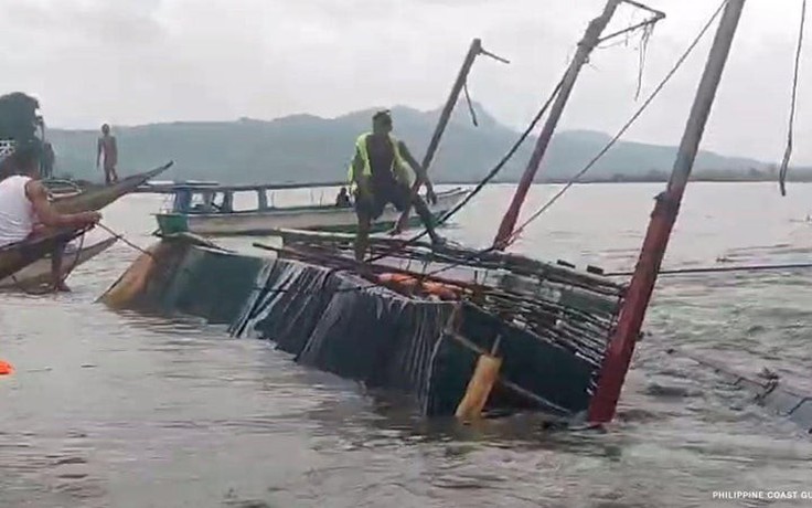 Lật thuyền tại Philippines, 23 người thiệt mạng, 6 người mất tích