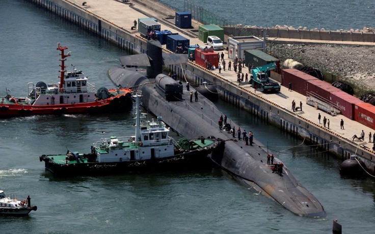Bình Nhưỡng phản đối Mỹ đưa tàu ngầm hạt nhân đến bán đảo Triều Tiên