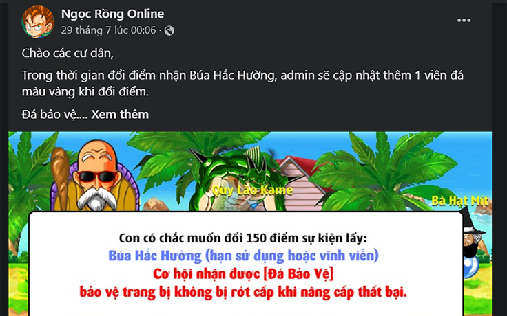 Nhà phát hành game Ngọc Rồng Online là ai?