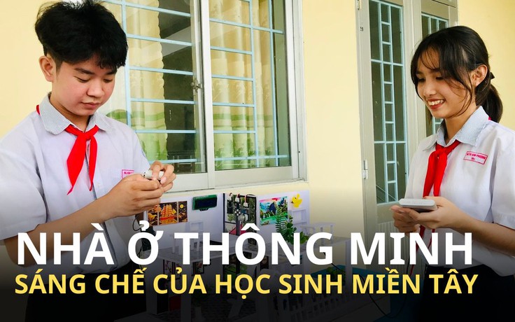 Học sinh sáng chế nhà ở thông minh, điều khiển thiết bị bằng giọng nói