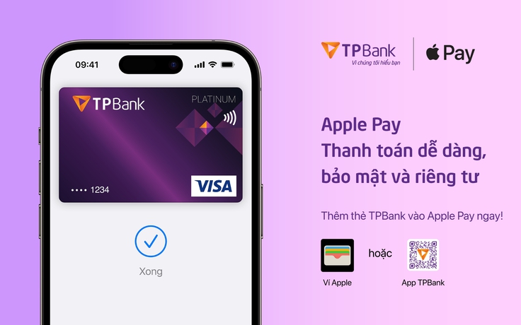 TPBank giới thiệu Apple Pay đến khách hàng